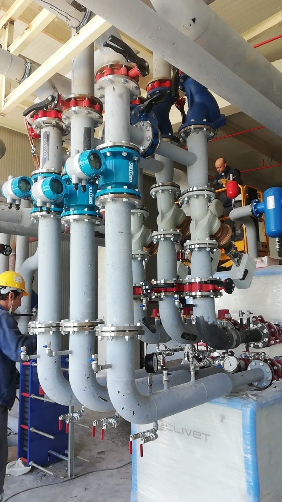 Supply and Installation of Chillers, Heat Pumps and Water Softening Systems — site photo