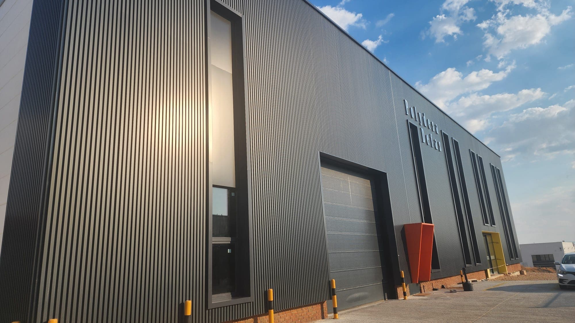 The exterior of our production facility