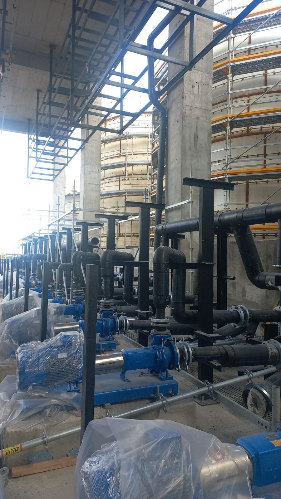 Supply and Installation of Chillers, Heat Pumps and Water Softening Systems — site photo