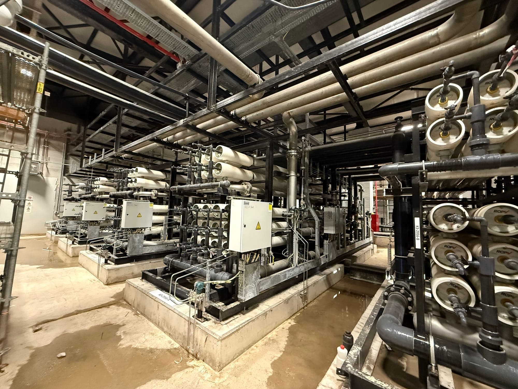 Supply and Installation of Chillers, Heat Pumps and Water Softening Systems — site photo