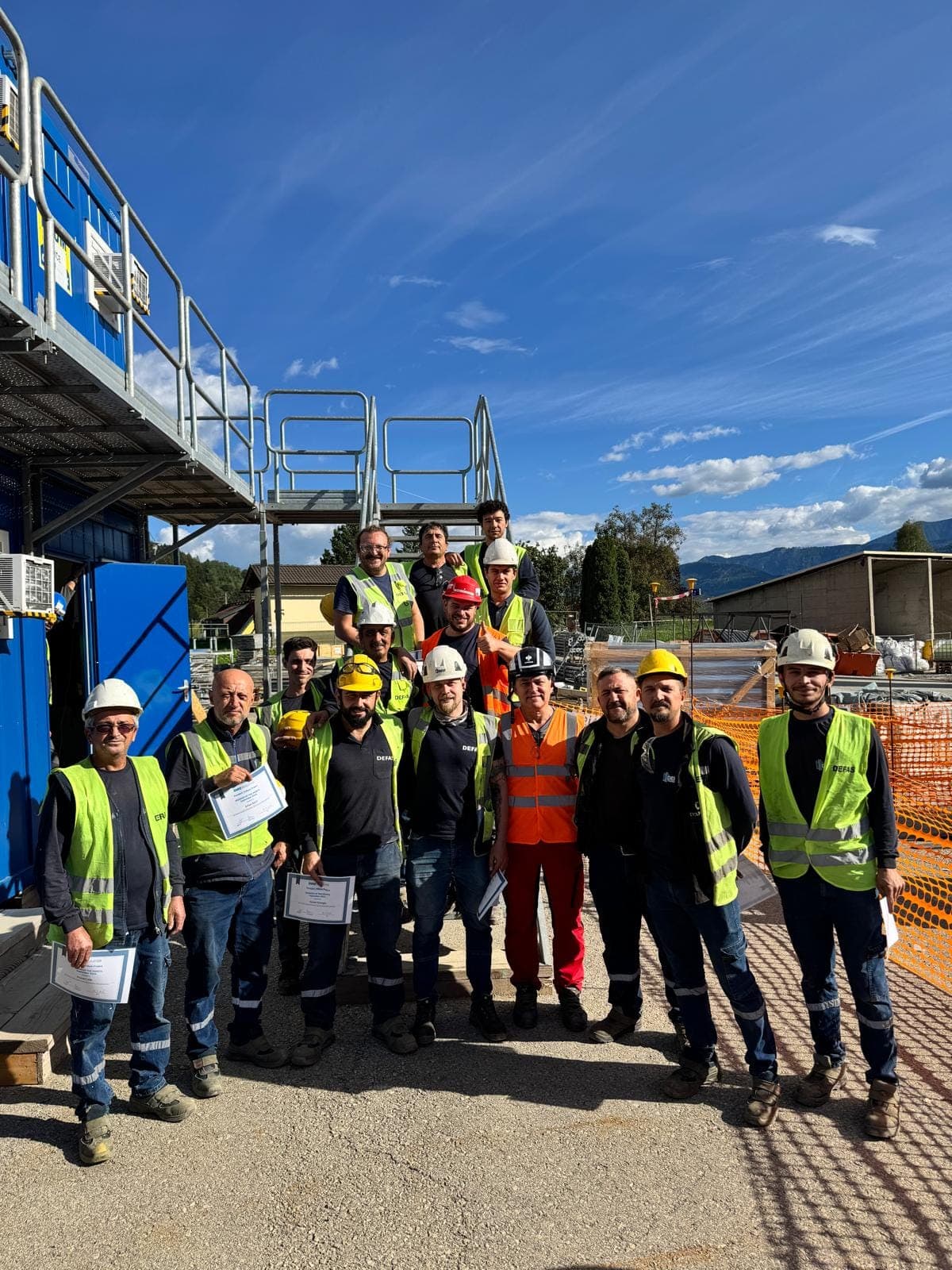 Our site team