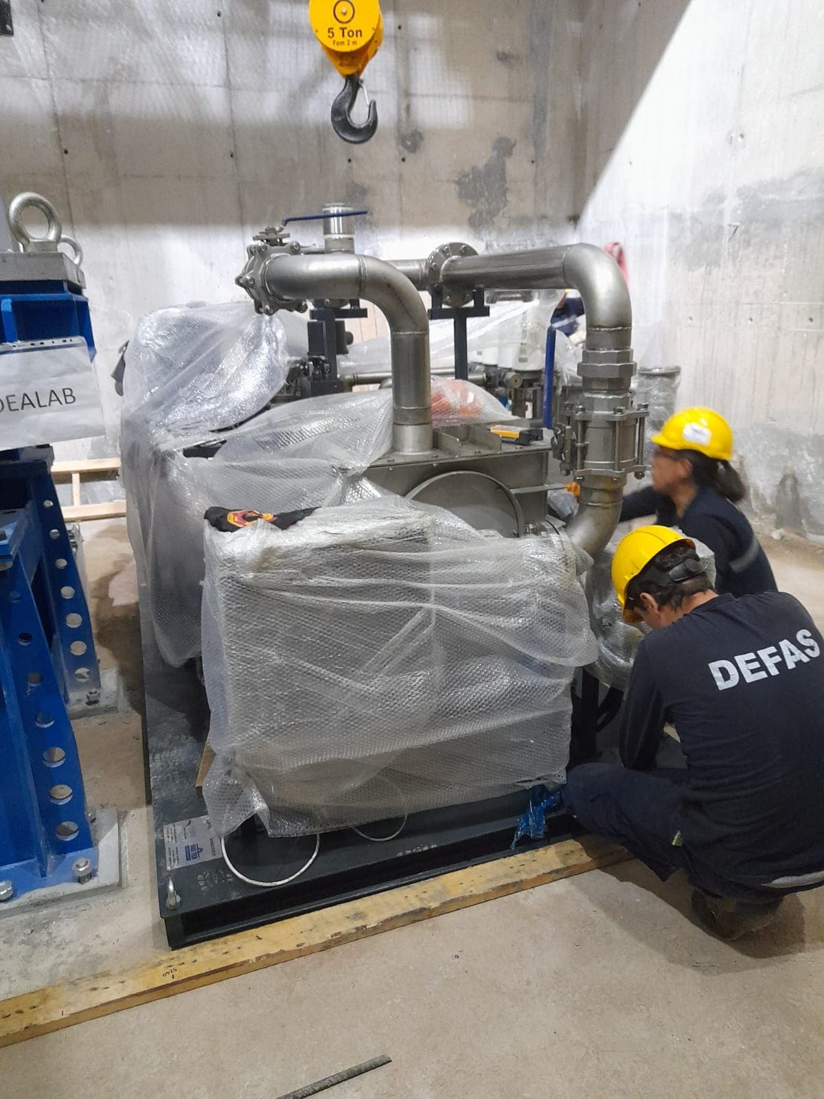 Machinery and Equipment Relocation — site photo