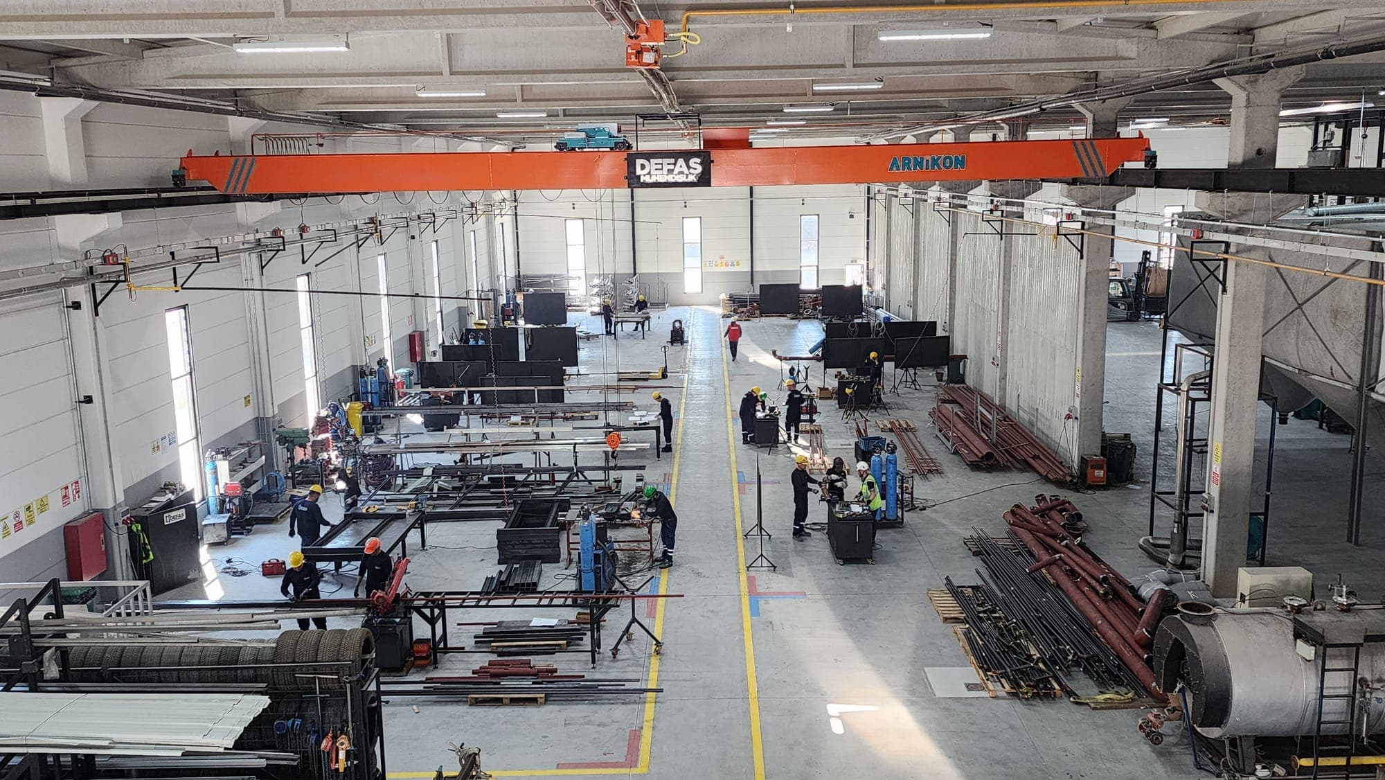 A view of our new production facility