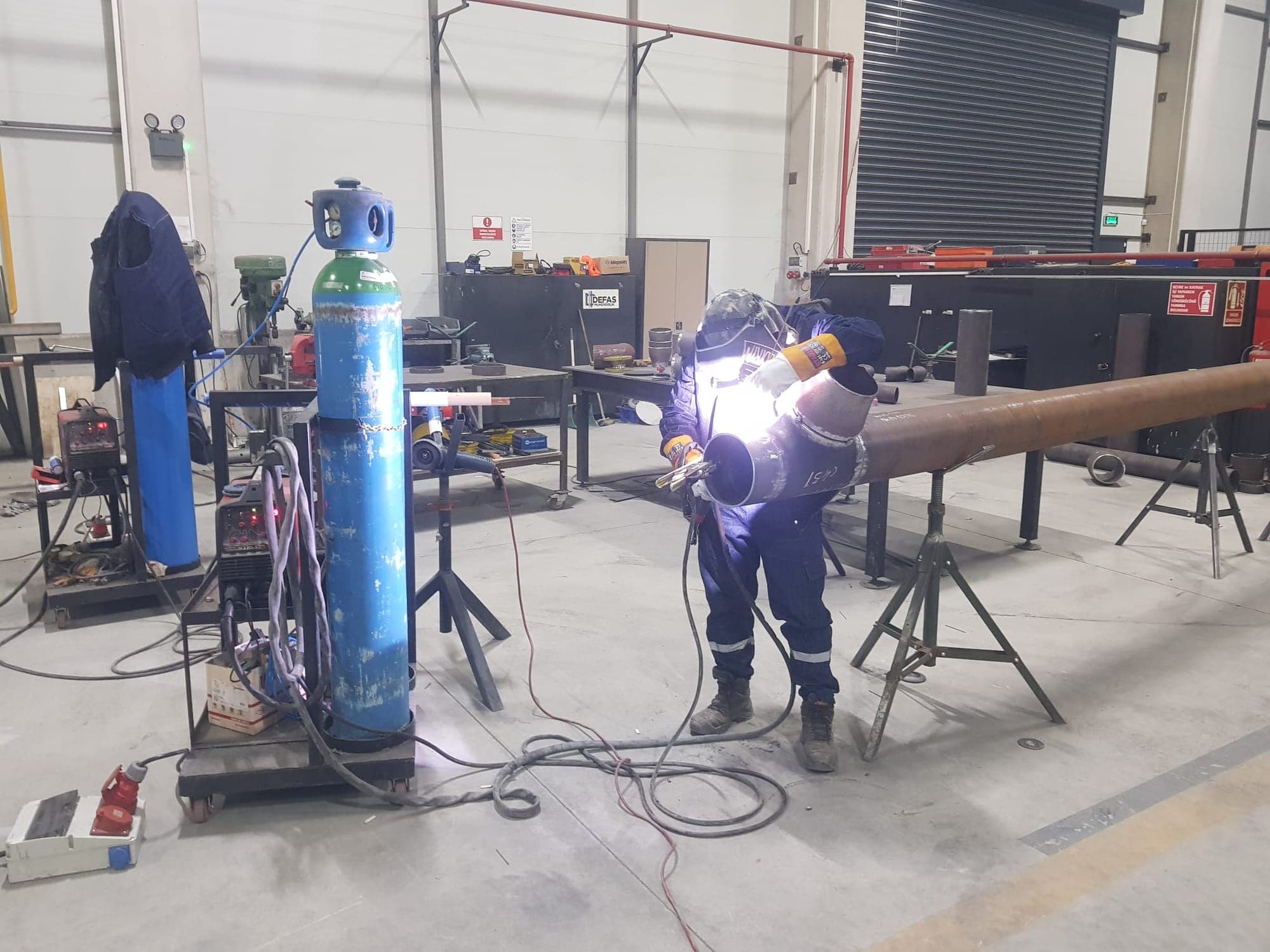 Spool Fabrication — site photo
