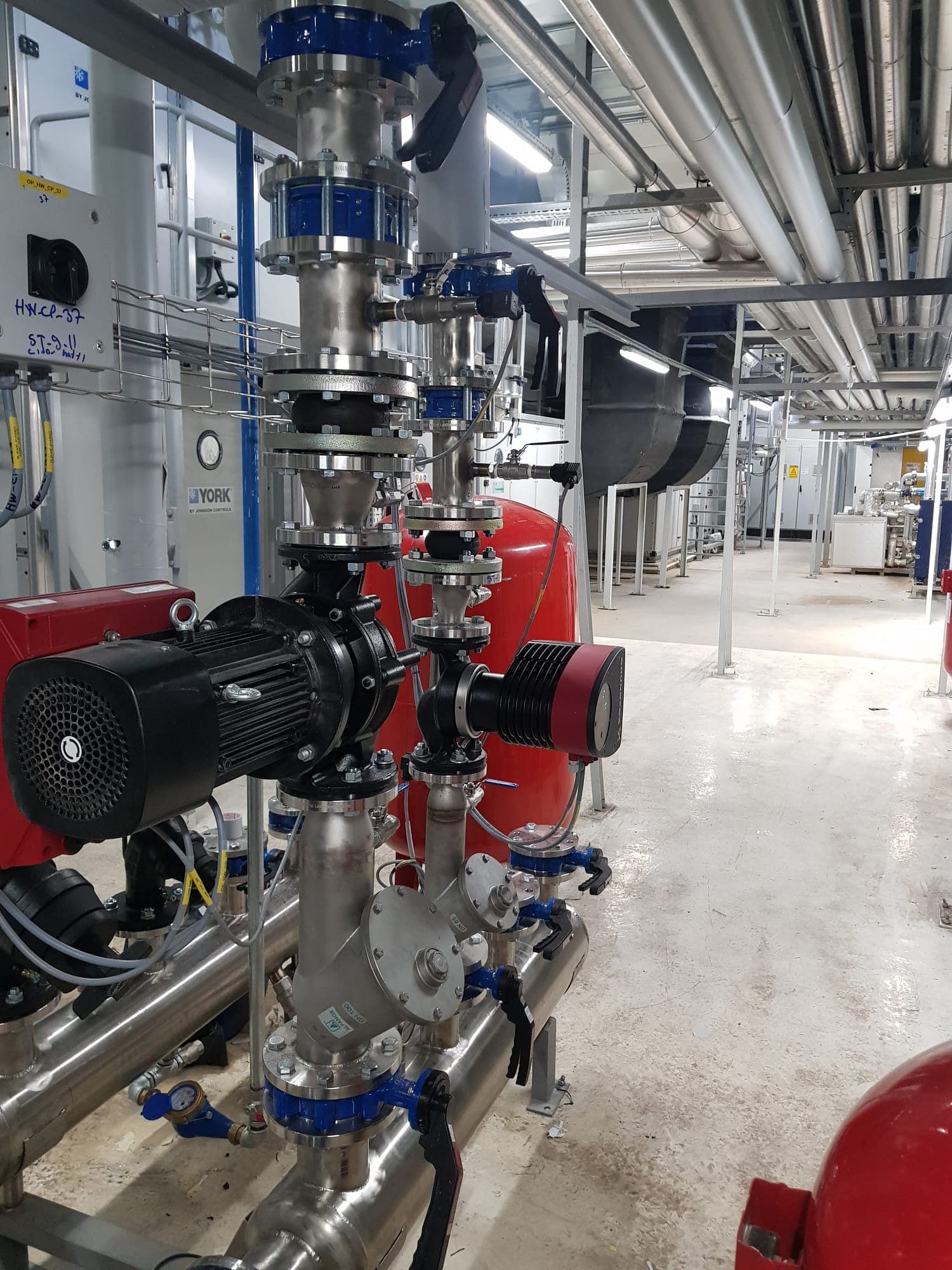 Supply and Installation of Chillers, Heat Pumps and Water Softening Systems — site photo