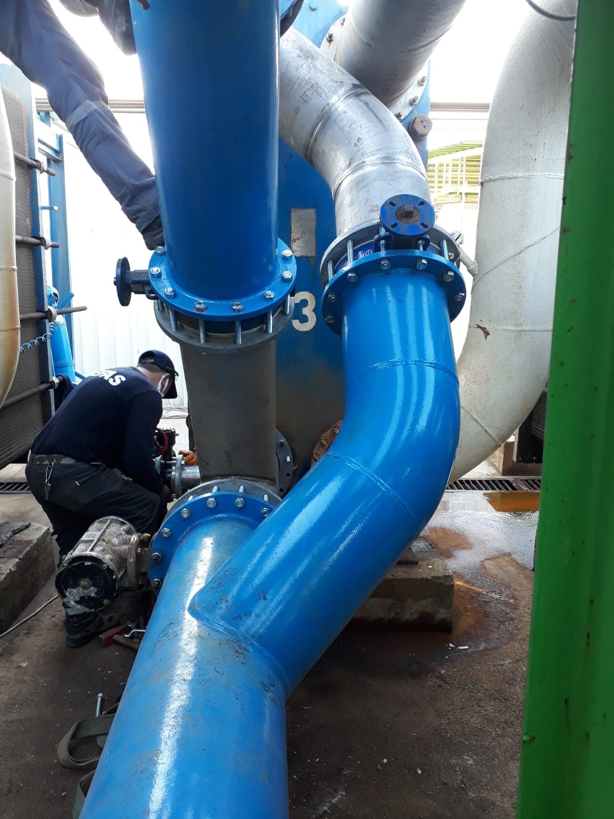 Supply and Installation of Chillers, Heat Pumps and Water Softening Systems — site photo